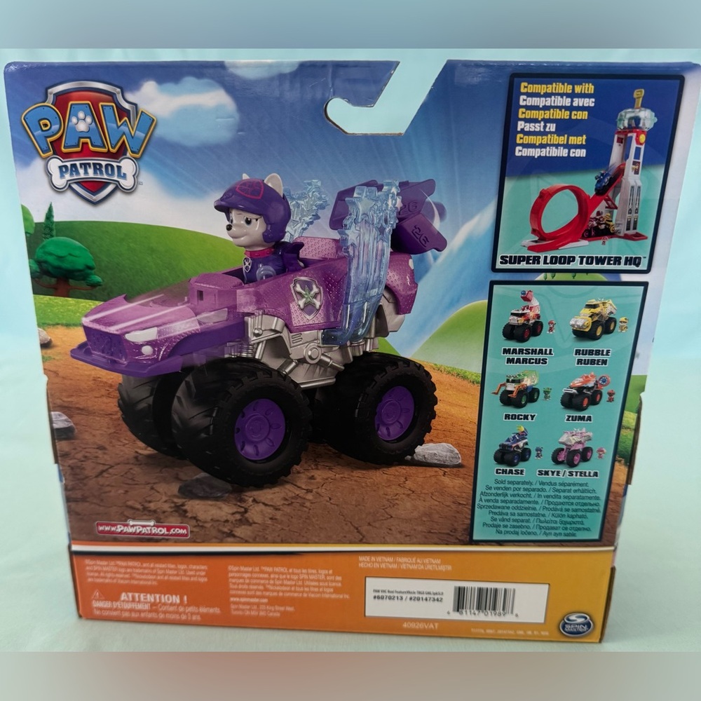 Paw Patrol Roxi Rescue Wheels Vehicle - Picture 4 of 7